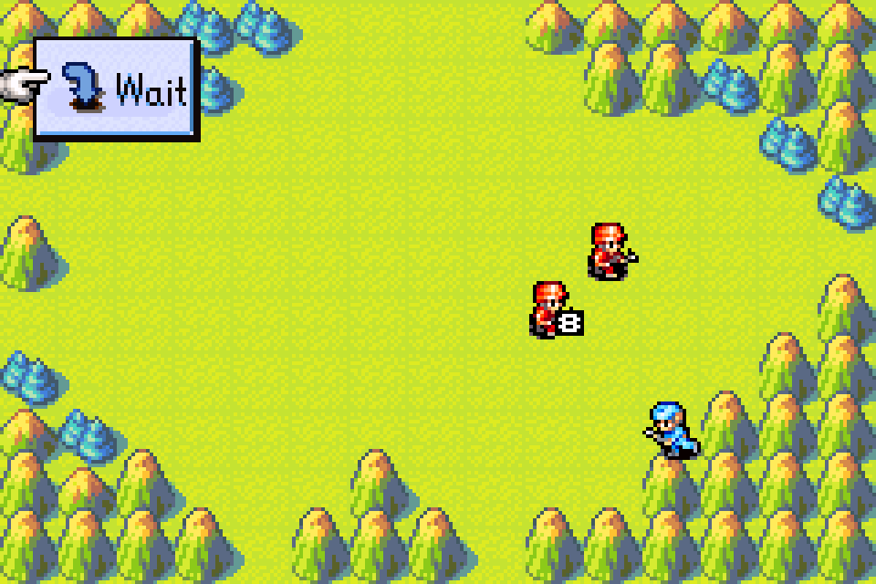 Enemy unit repositioned into a weaker open-terrain position