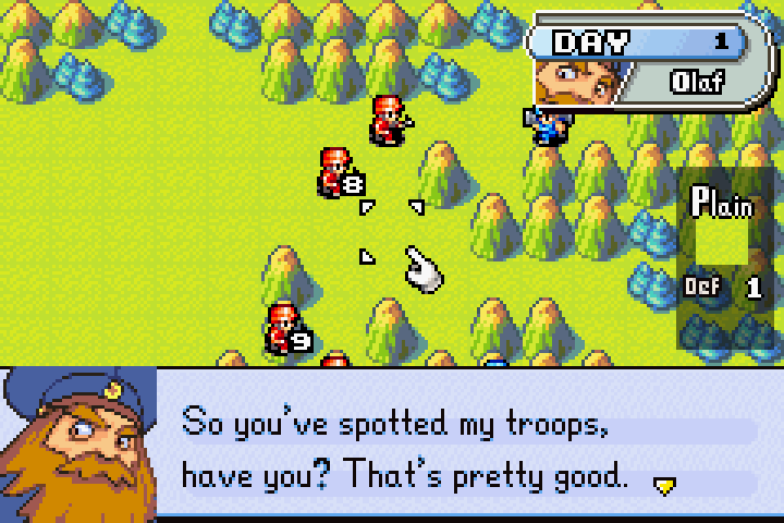 Olaf boasting that things will be different this time with his mech units deployed