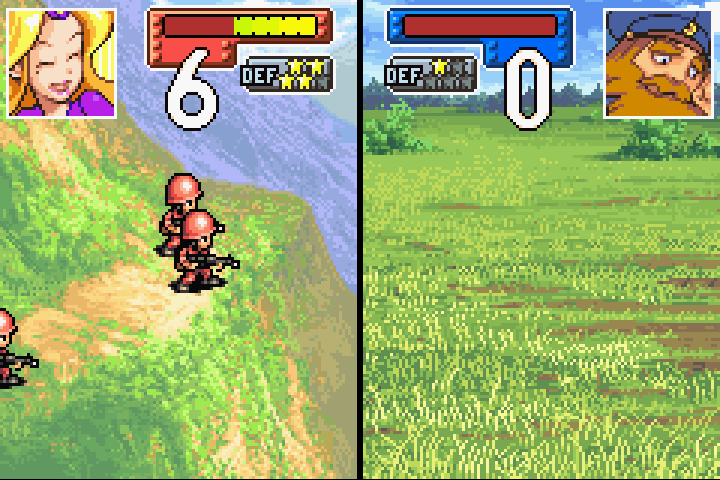 Second attack finishing off one of the last mechs
