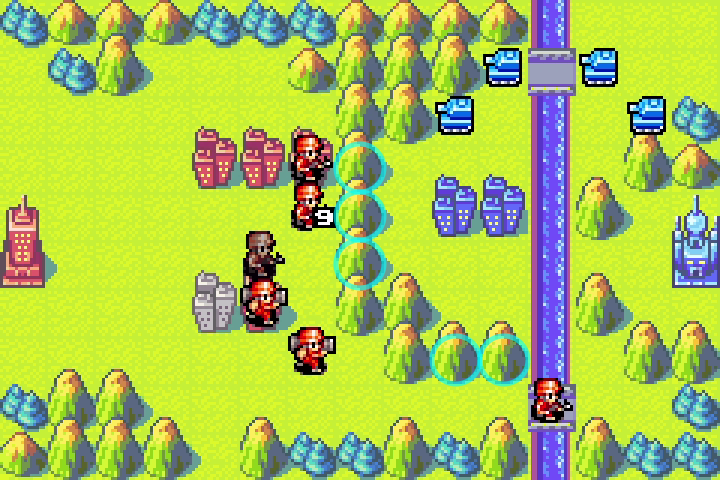 Day 6 planning: five candidate bait mountains identified and narrowed to the best single engagement point