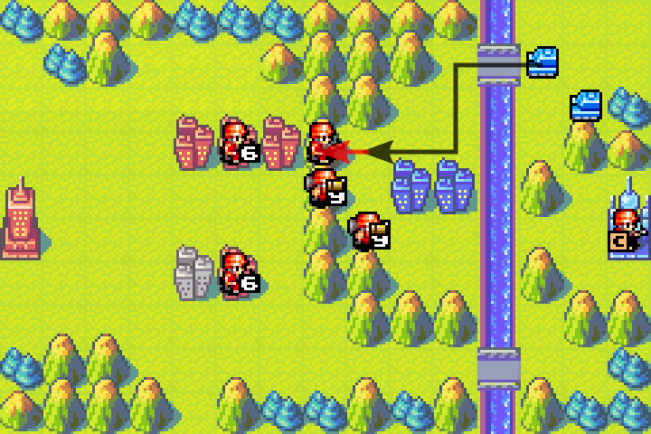 Olaf takes the third bait — tank attacks infantry on mountain for the third time