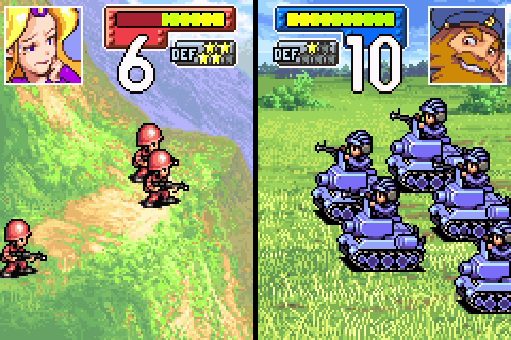 Infantry survives again thanks to terrain defense, tank exposed to mechs