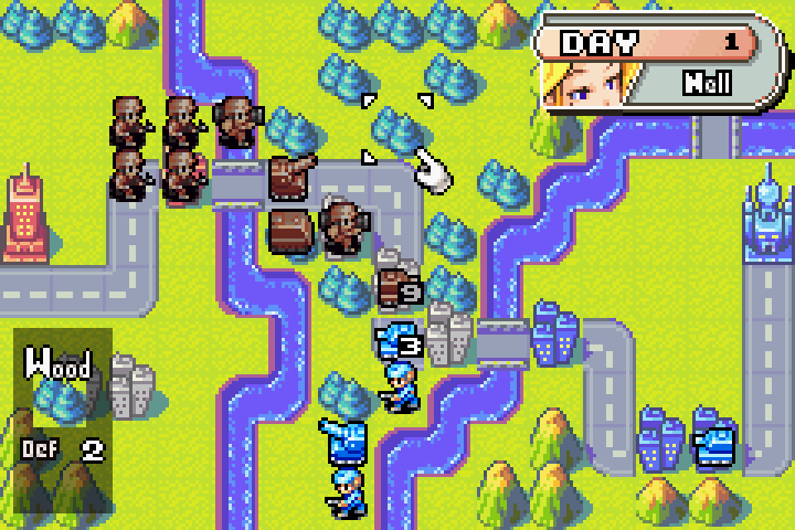 One infantry diverted south to intercept any enemy infantry that might cross the river