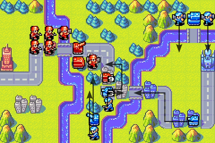 Olaf’s forces all advanced but didn’t attack — artillery dangerously exposed within our reach