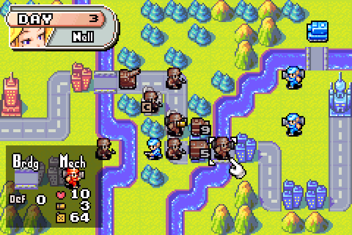 End of Day 3 — Olaf’s forces between the rivers gone; our army advancing toward the medium tank