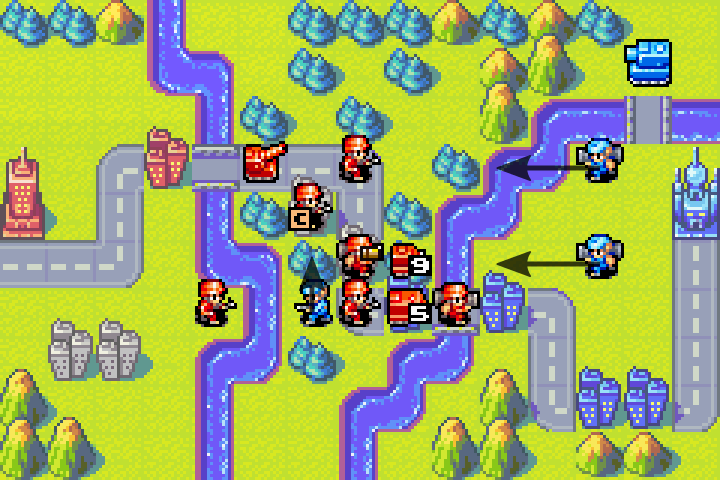 Olaf’s infantry advancing into our lines — unable to threaten our well-positioned forces