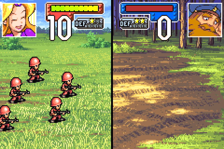 Second infantry engagement — using terrain advantage to win favorable trades