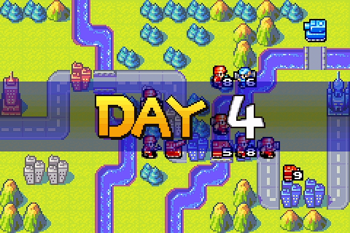 Olaf’s Enemy Day 4 — medium tank finally moving but still unable to reach our forces