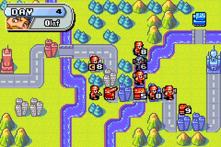 End of Enemy Day 4 — medium tank is the only remaining threat; our trap is nearly ready