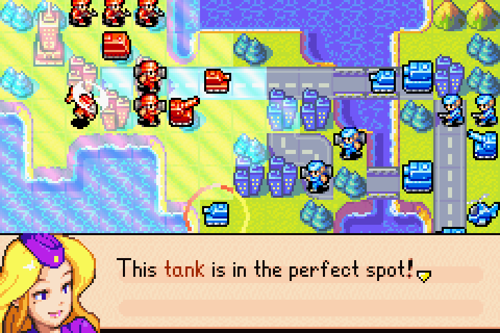 B copter positioned to attack an enemy tank, demonstrating its effectiveness against armored units