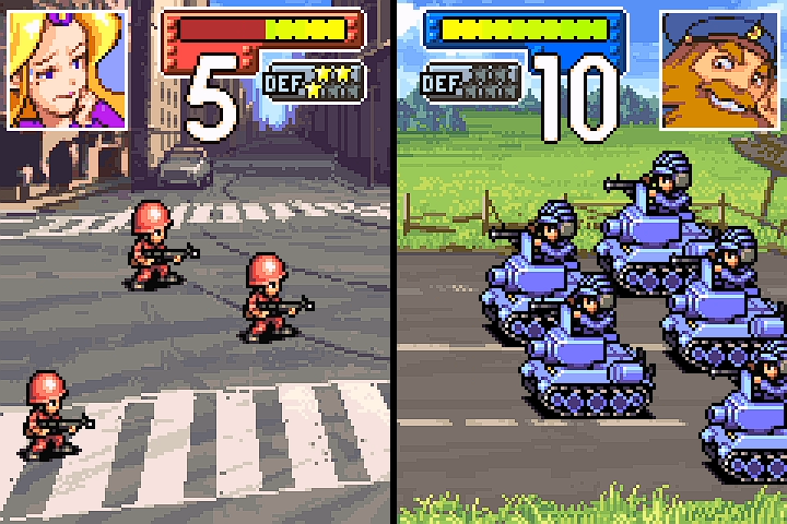 Second enemy unit hitting the choke point from a different angle, threatening the infantry
