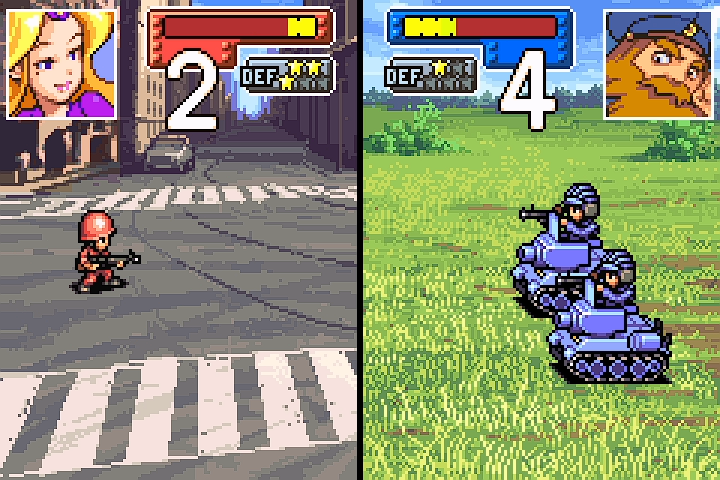 Orange Star’s infantry survives thanks to the earlier B copter weakening the second tank